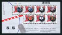 Canadian NHL Teams Mint Sheet of 7 Canada, 2013